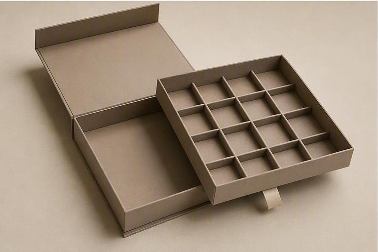 Gift box with a precise compartment insert