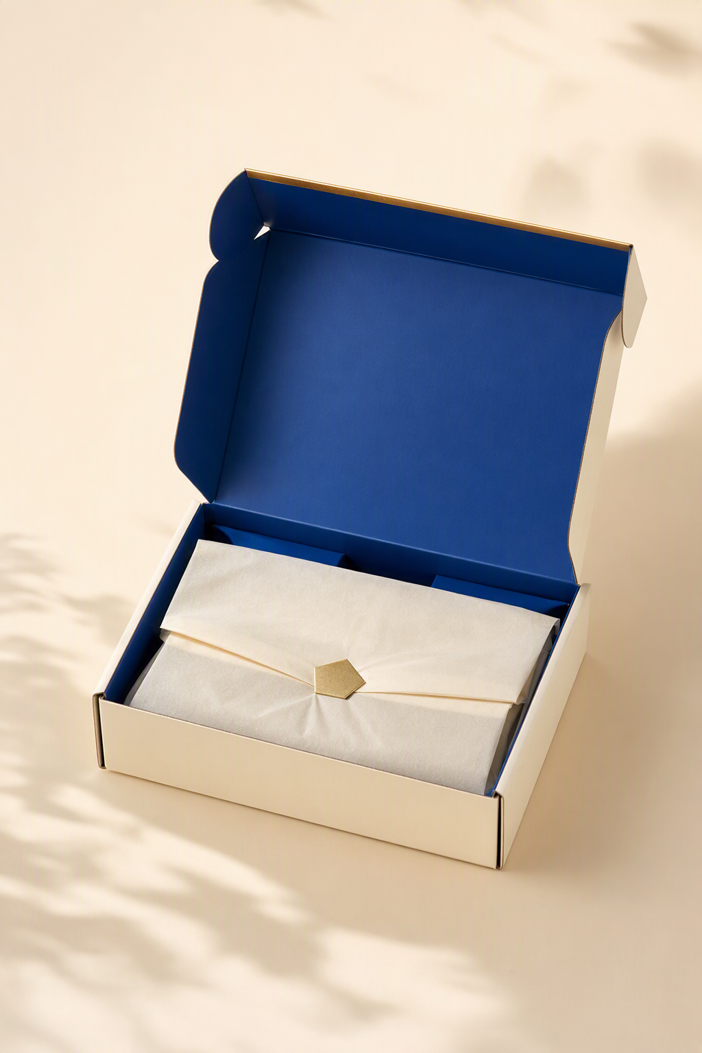 Mailer box interior and presentation route
